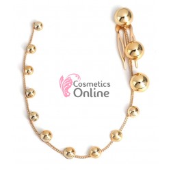 Accesoriu pentru par cu pini PRL04 cu perlute aurii 